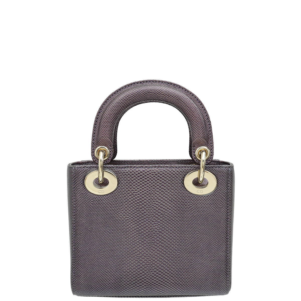 Christian Dior Purple Lizard Lady Dior Mini Bag