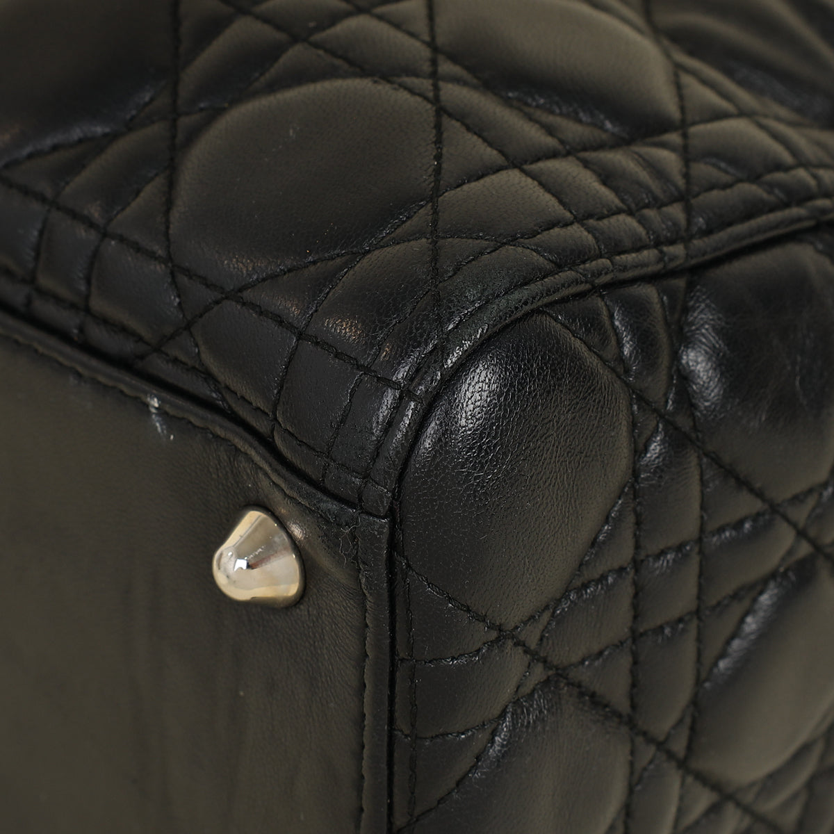 Dior Lady Dior Leather Handbag Style 83
