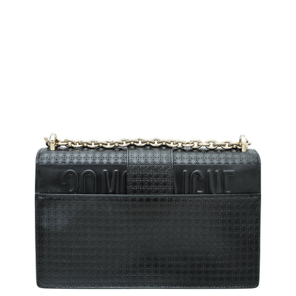 Christian Dior Black 30 Montaigne Micro Cannage Chain Bag