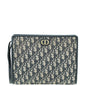 Christian Dior Navy Blue Oblique 30 Montaigne Dea Pouch