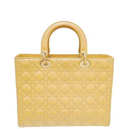 Dior Lady Dior Leather Handbag Style 22