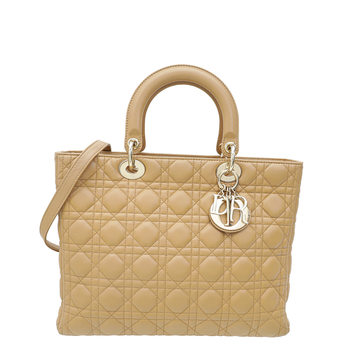 Dior Lady Dior Leather Handbag Style 46