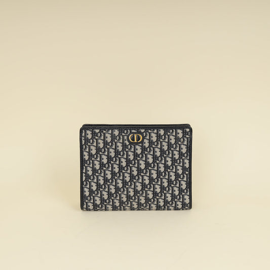 Dior 30 Montaigne Blue Shoulder Bag