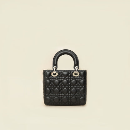 Dior Lady Dior Leather Handbag Style 78