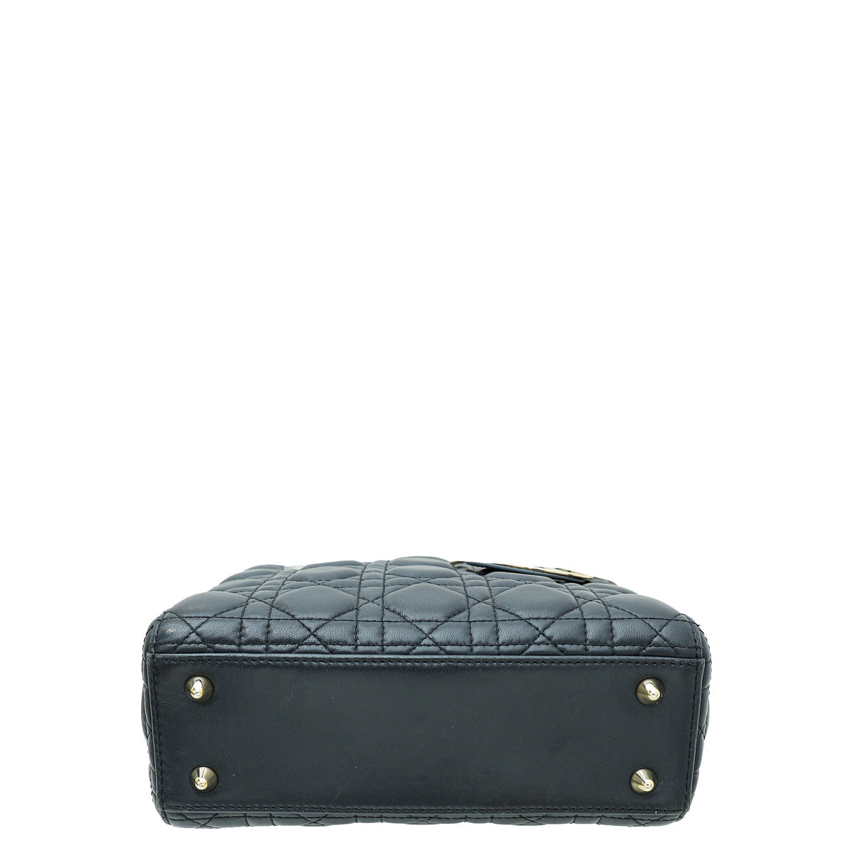 Christian Dior Dark Indigo Blue Lady Dior My Abcdior Small Bag