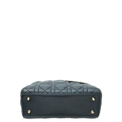 Christian Dior Dark Indigo Blue Lady Dior My Abcdior Small Bag