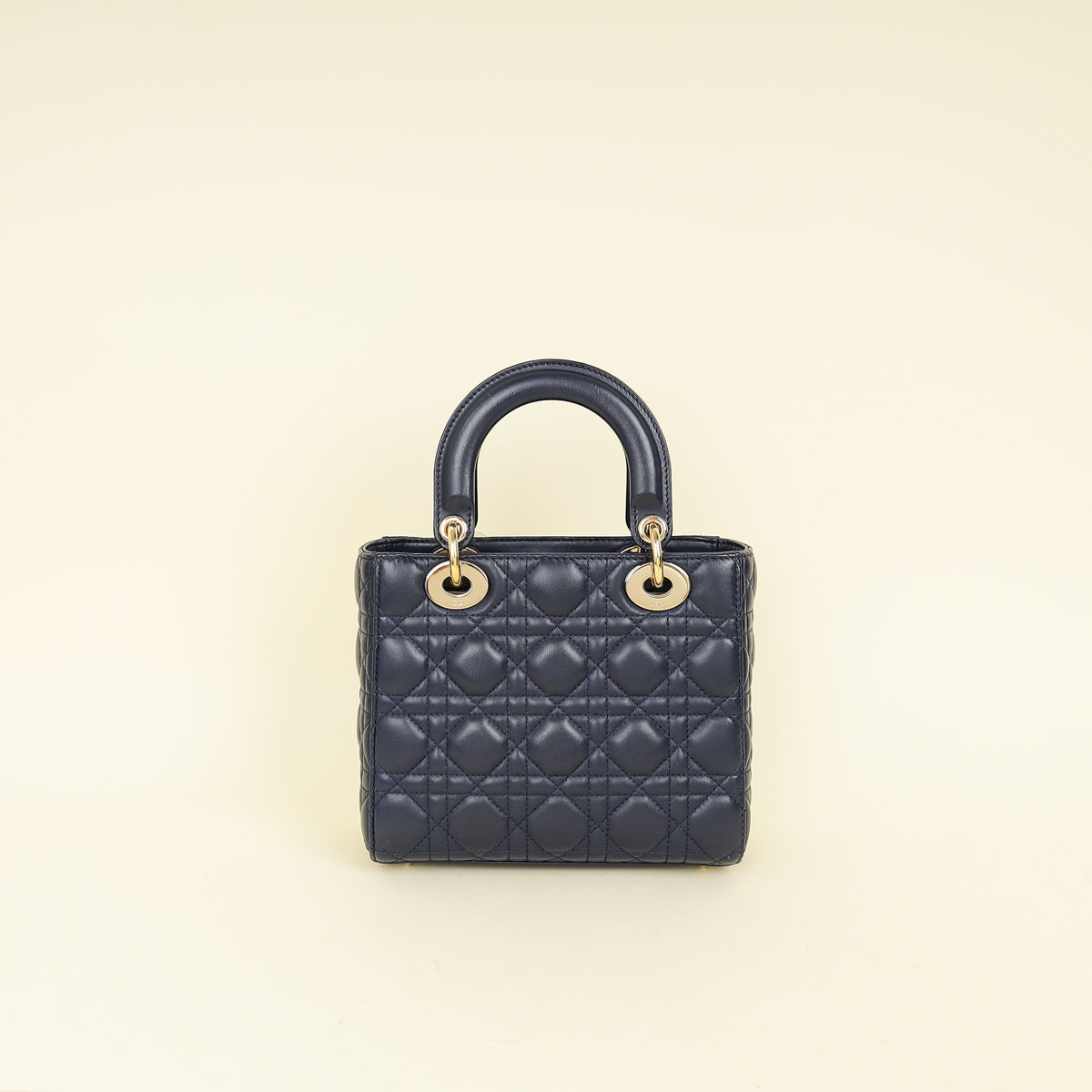 Christian Dior Navy My Abcdior Lady Dior Small Bag