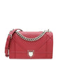 Christian Dior Dark Fuchsia Diorama Flap Medium Bag