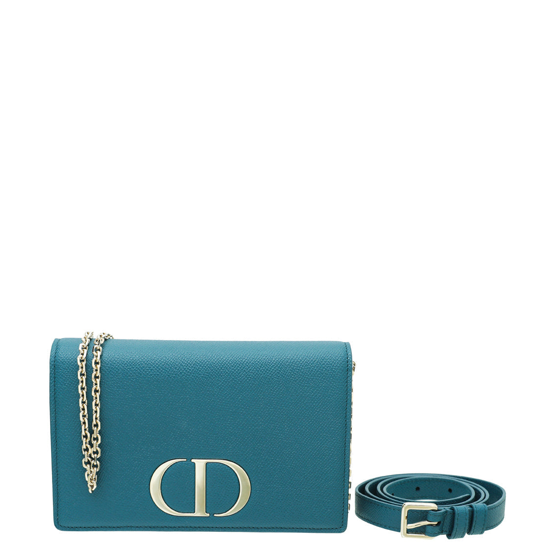 Christian Dior Turquoise 2-In-1 30 Montaigne Pouch