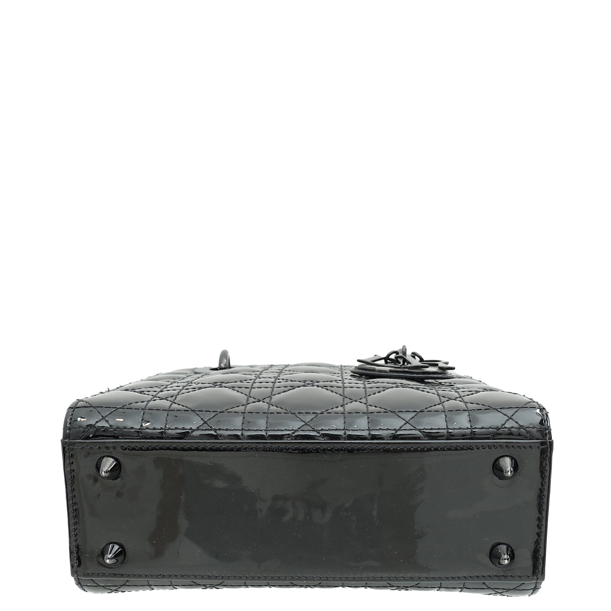 Christian Dior So Black Ultra Glossy Lady Dior Small Bag