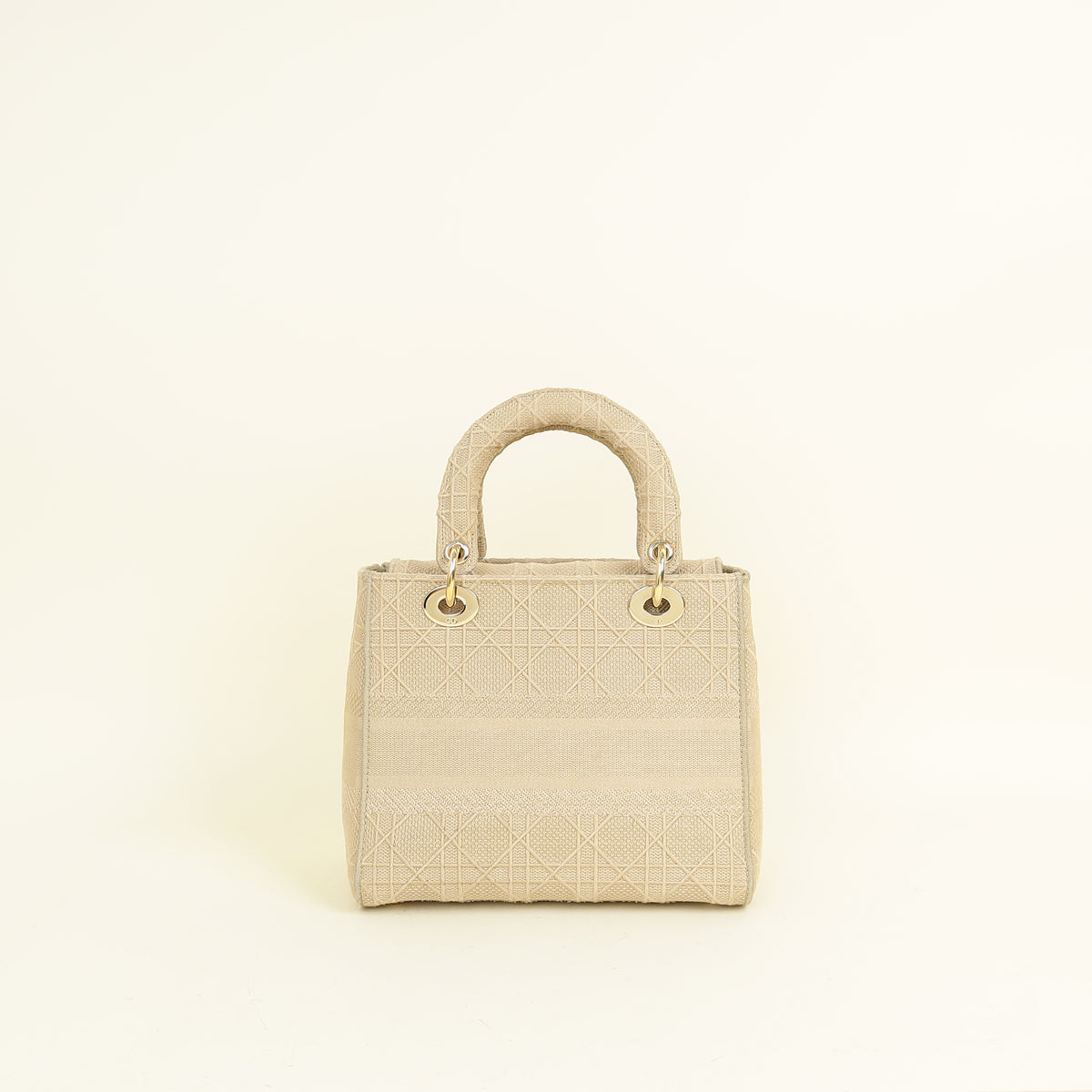 Dior D-Lite Cannage Beige Tote Bag