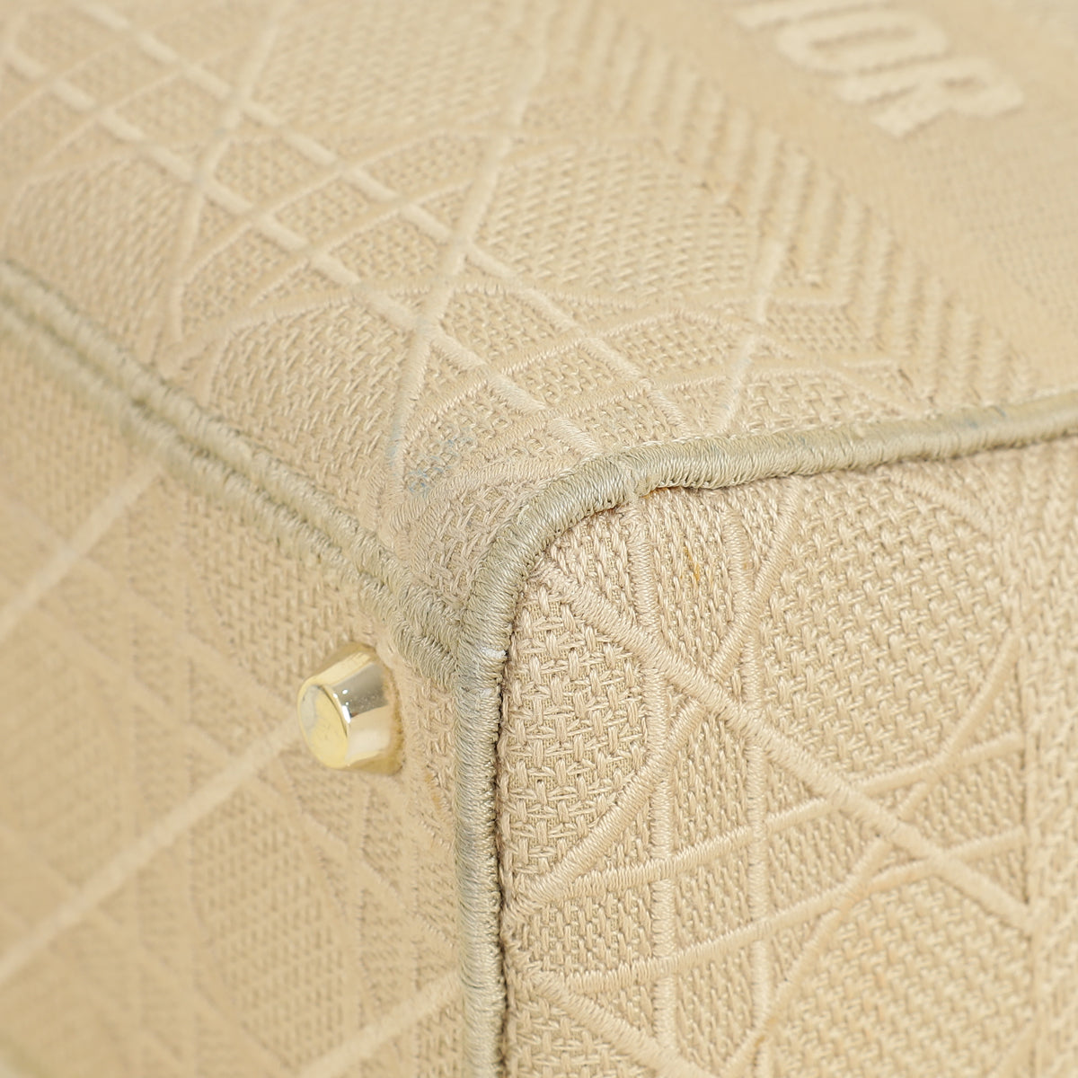Dior D-Lite Cannage Beige Tote Bag