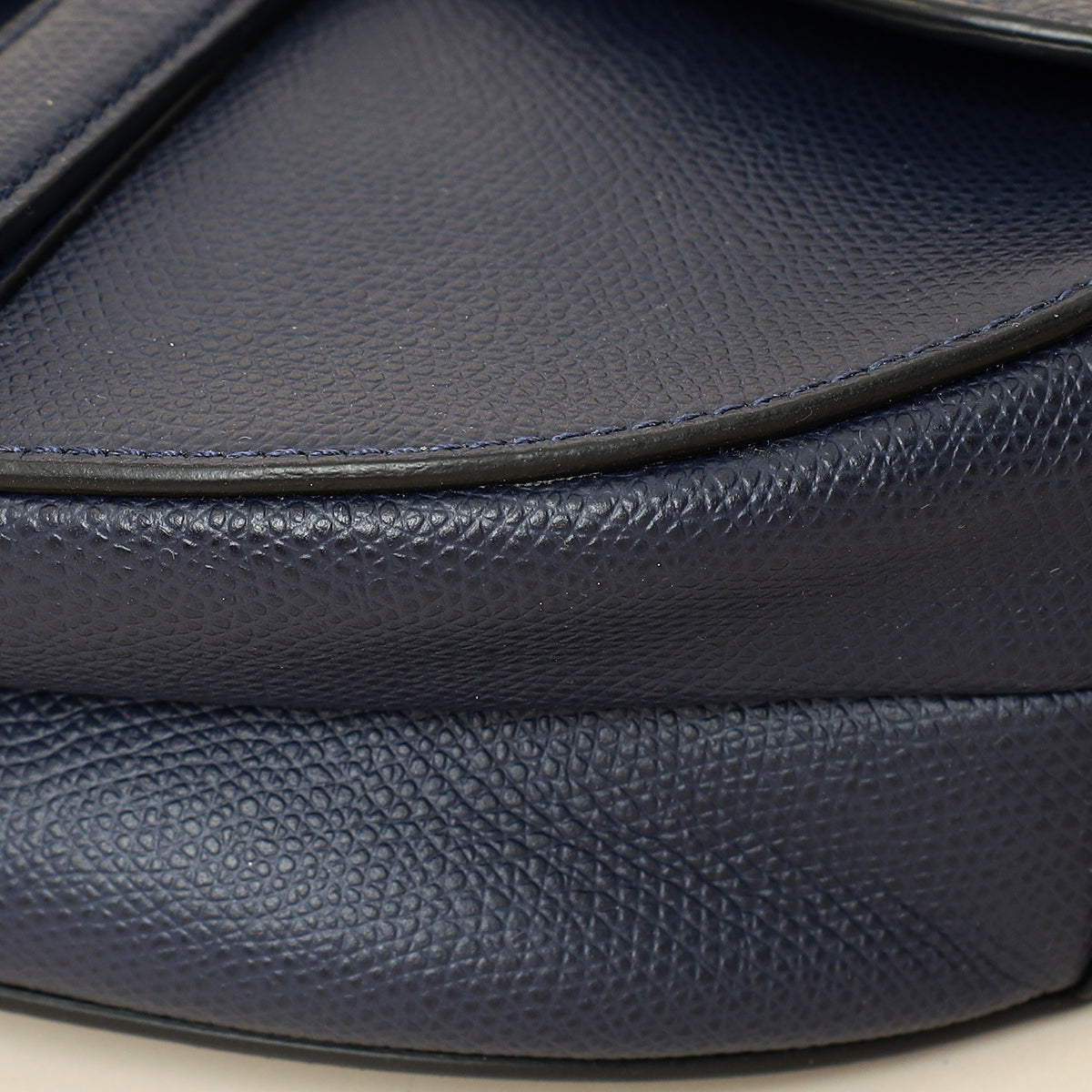 Christian Dior Navy Saddle Medium Bag