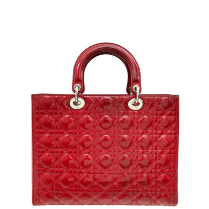 Dior Lady Dior Leather Handbag Style 60