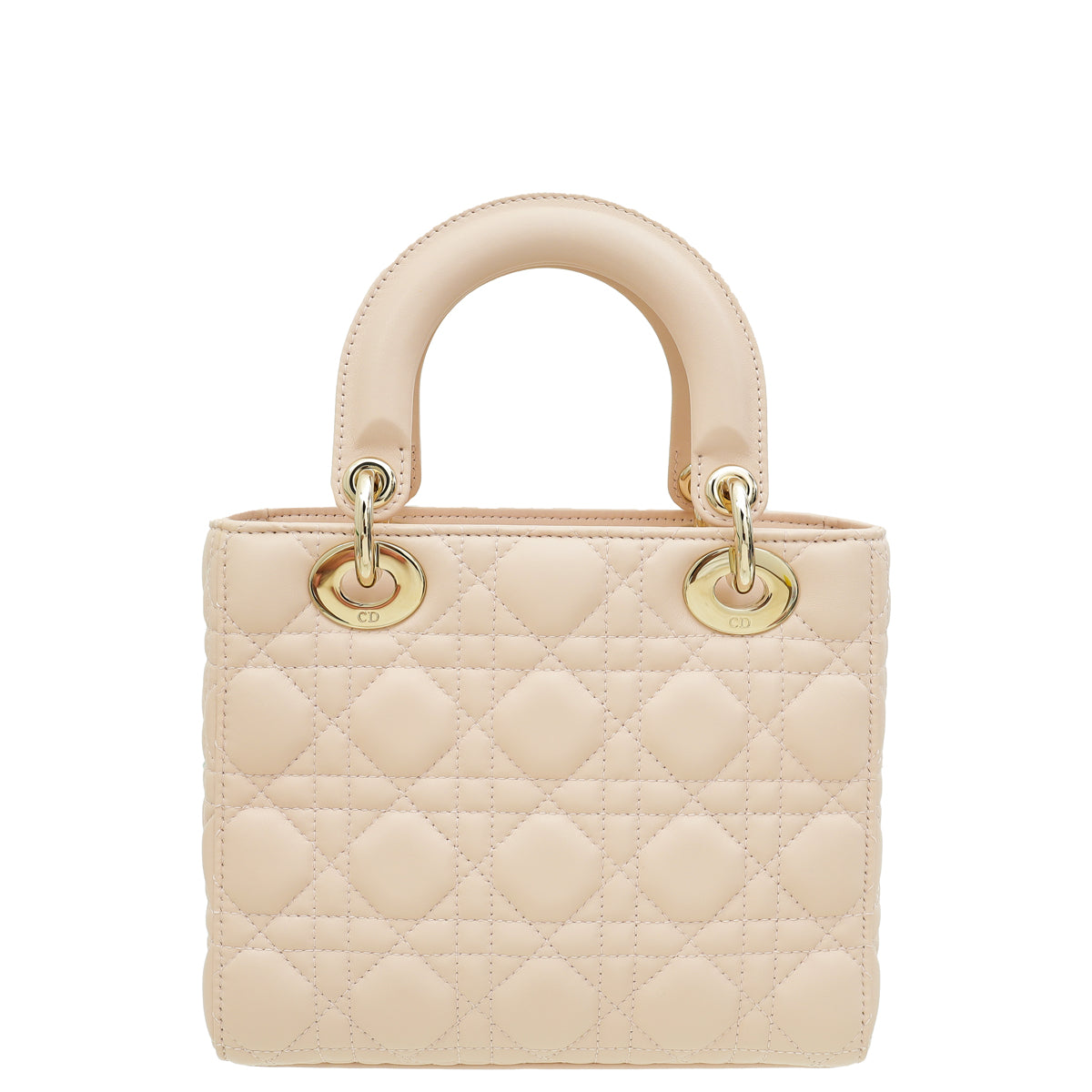 Christian Dior Light Peach Lady Dior Small My Abcdior Bag