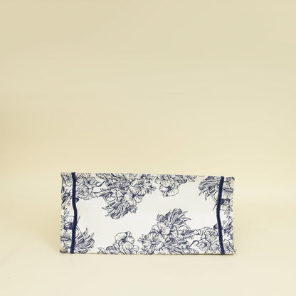 Christian Dior Bicolor Reve D'Infini Embroidery Book Tote Medium Bag