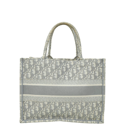 Christian Dior Grey Book Tote Medium Bag