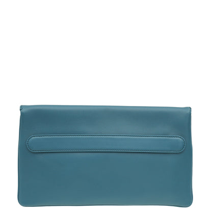 Christian Dior Indigo Blue Diordouble Medium Chain Bag