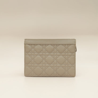 Christian Dior Sand Supple Caro Every Dior Cannage Pouch
