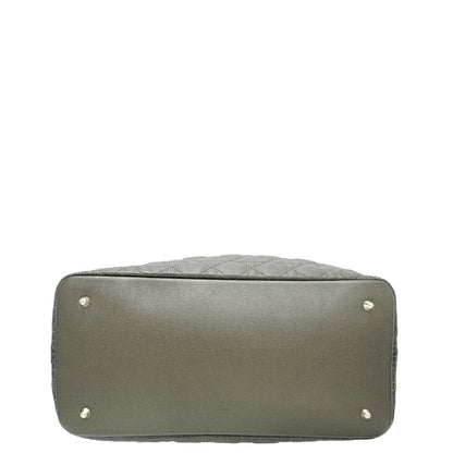 Christian Dior Brown Panarea Medium Tote Bag