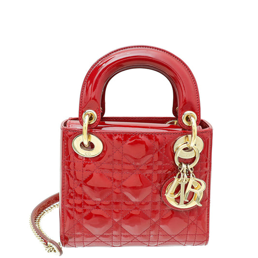 Dior Lady Dior Leather Handbag Style 23