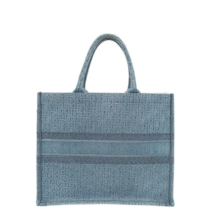 Dior Book Tote Oblique Blue Tote Bag Style 8