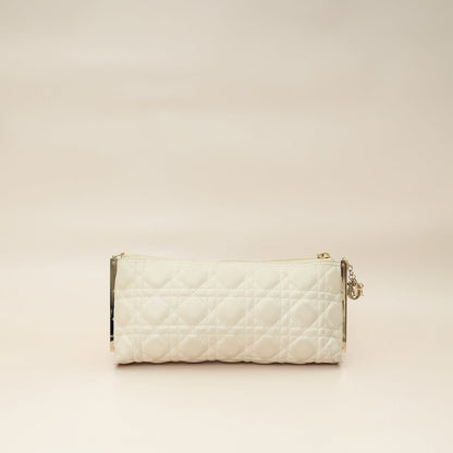 Christian Dior Dusty Ivory New Line Cannage Dior Club Bag