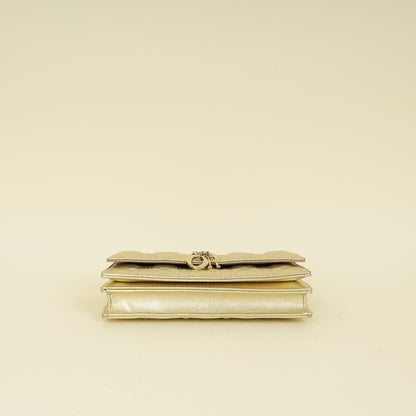 Christian Dior Metallic Gold My Dior Mini Bag