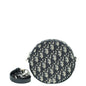 Christian Dior Navy Blue Oblique Baby Ball Crossbody Bag