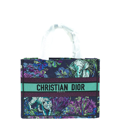 Christian Dior Multicolor Toile De Jouy Voyage Medium Book Tote Bag