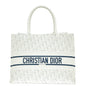 Christian Dior Bicolor Oblique Book Tote Medium Bag