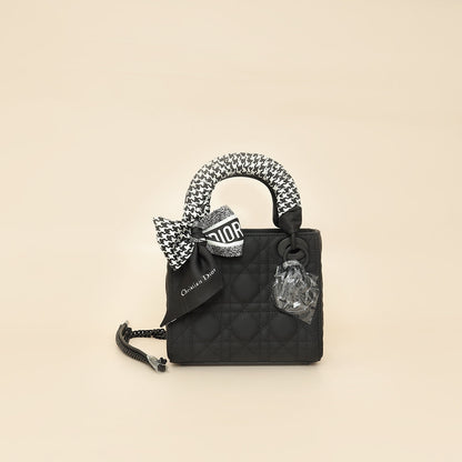 Dior Lady Dior Leather Handbag Style 77