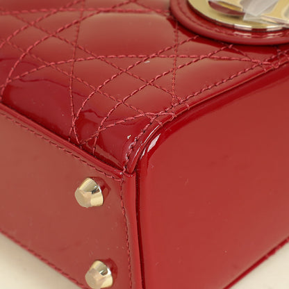 Dior Lady Dior Leather Handbag Style 89