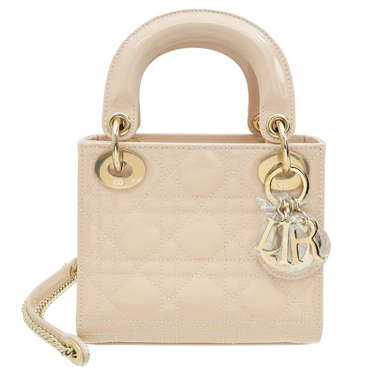 Christian Dior Powder Pink Lady Dior Mini Chain Bag