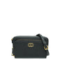 Christian Dior Black Caro Double Pouch Bag
