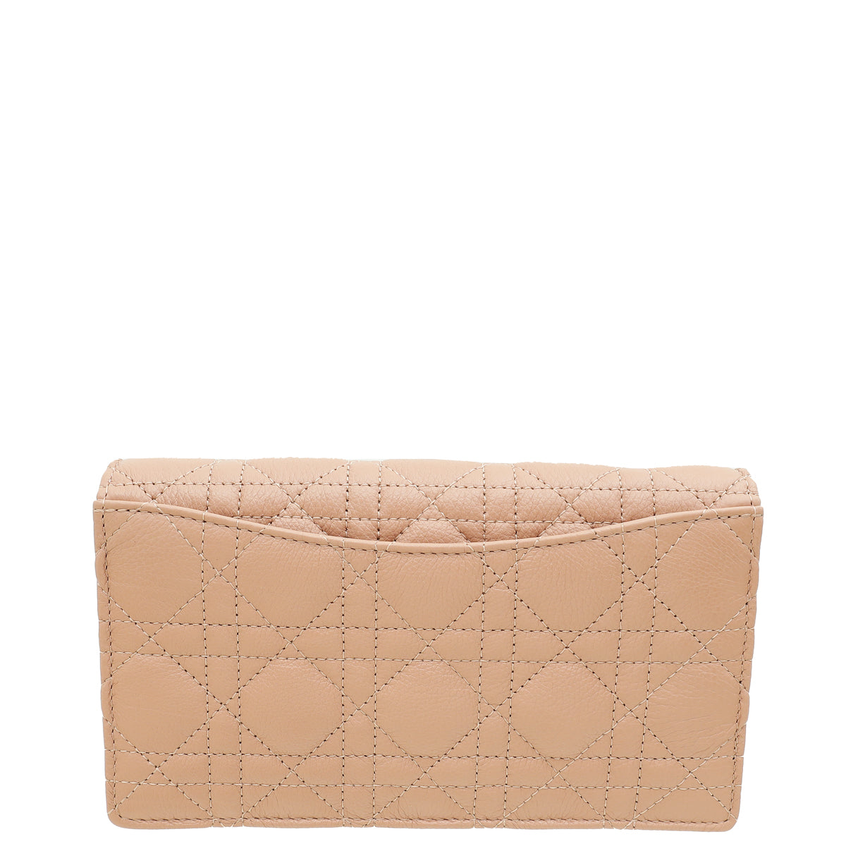 Christian Dior Rose De Vents Caro Pouch With Chain