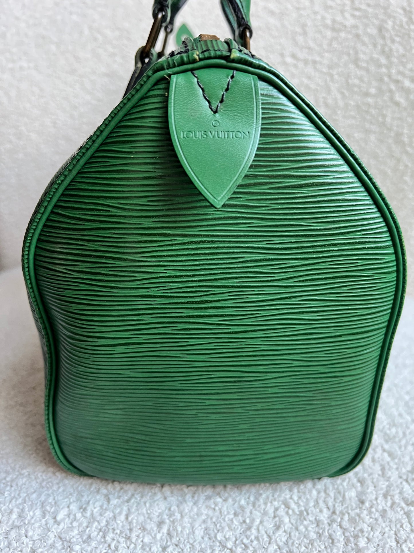 Louis Vuitton Speedy 30 Green Epi