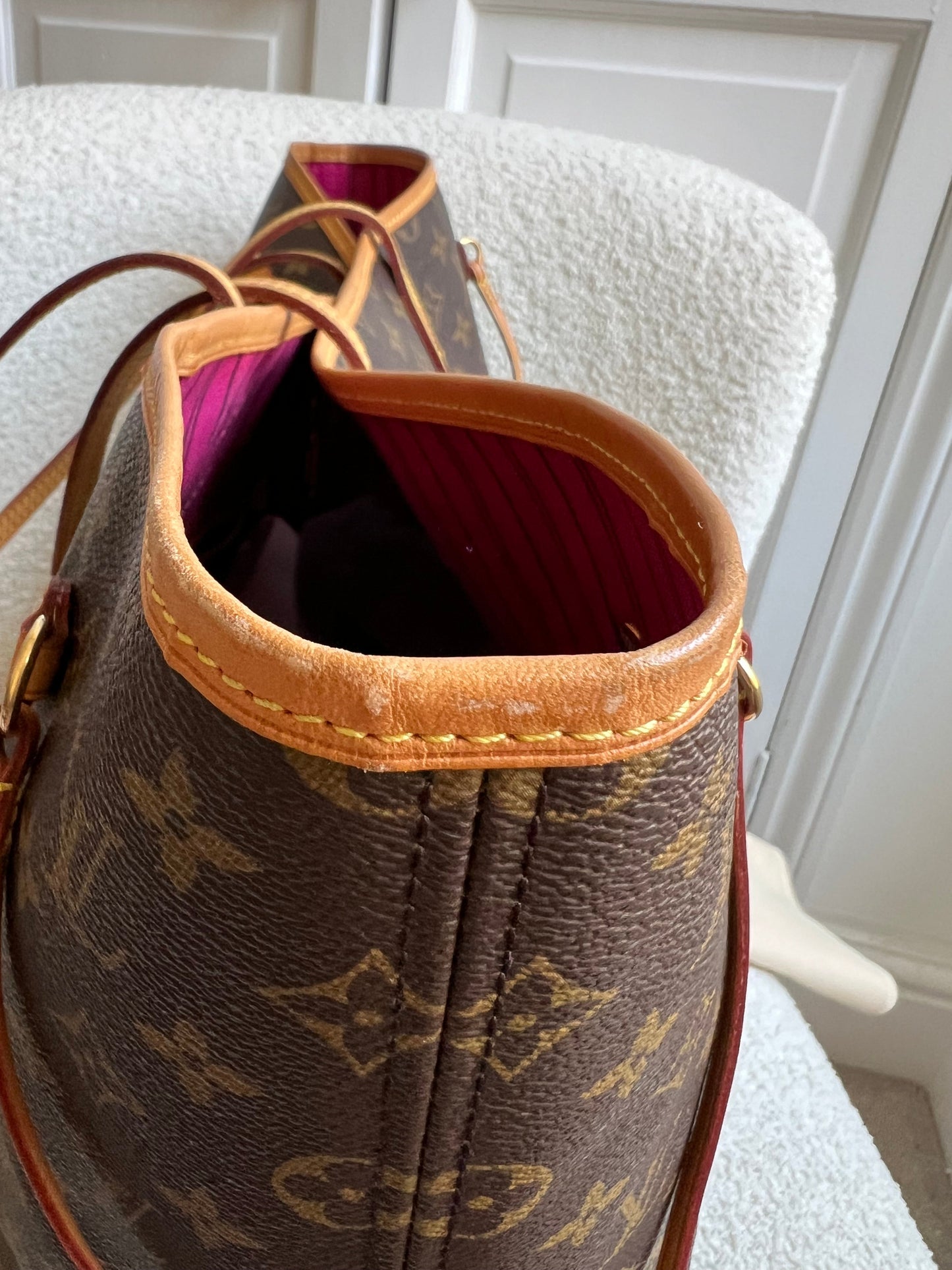 Louis Vuitton Neverfull GM Monogram Pivoine Interior (RRP £1,470)