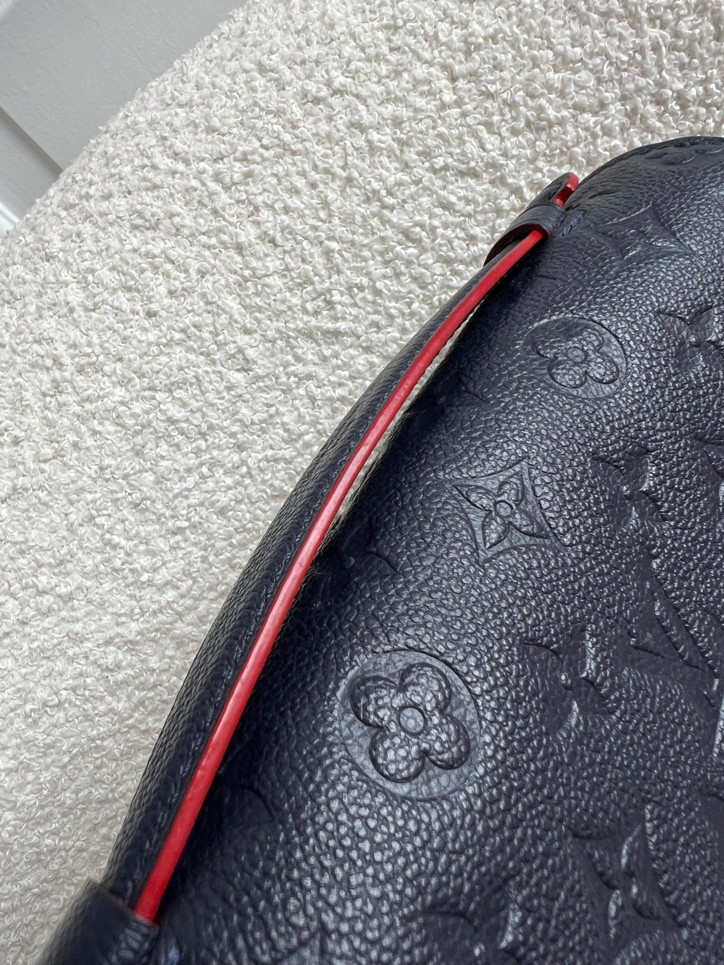 Louis Vuitton Pochette Metis Marine Rouge Empreinte (RRP £2,200)