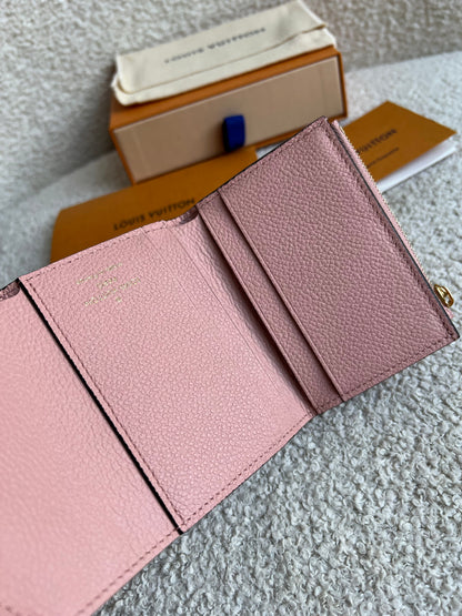 Louis Vuitton Zoe Wallet Rose Poudre Empreinte (RRP £515)