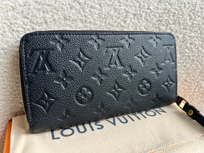 Louis Vuitton Zippy Wallet in Black Empreinte (RRP £790)