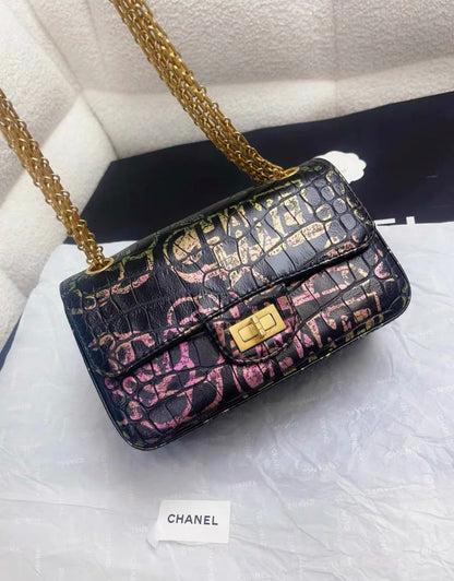 Chanel Classic Flap Leather Black Shoulder Bag