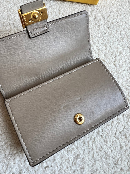 Fendi Grey Baguette Card Holder (RRP £320)