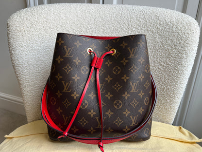 Louis Vuitton Neo Noe Monogram Coquelicot (RRP £1,790)