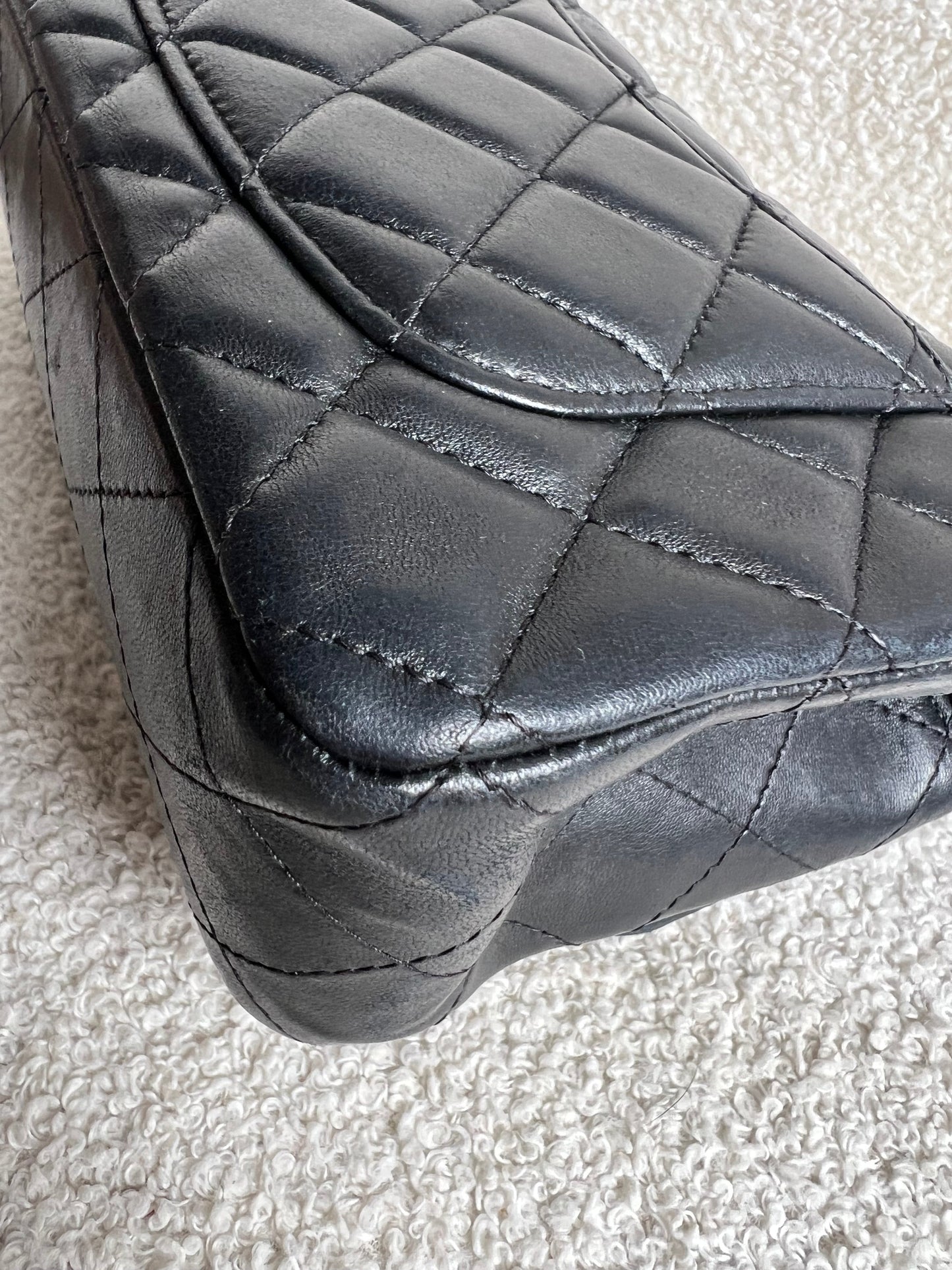 Chanel Mini Rectangular Classic Flap in Black Lambskin (RRP £4,390)