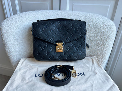 Louis Vuitton Pochette Metis Black Empreinte (RRP £2,200)