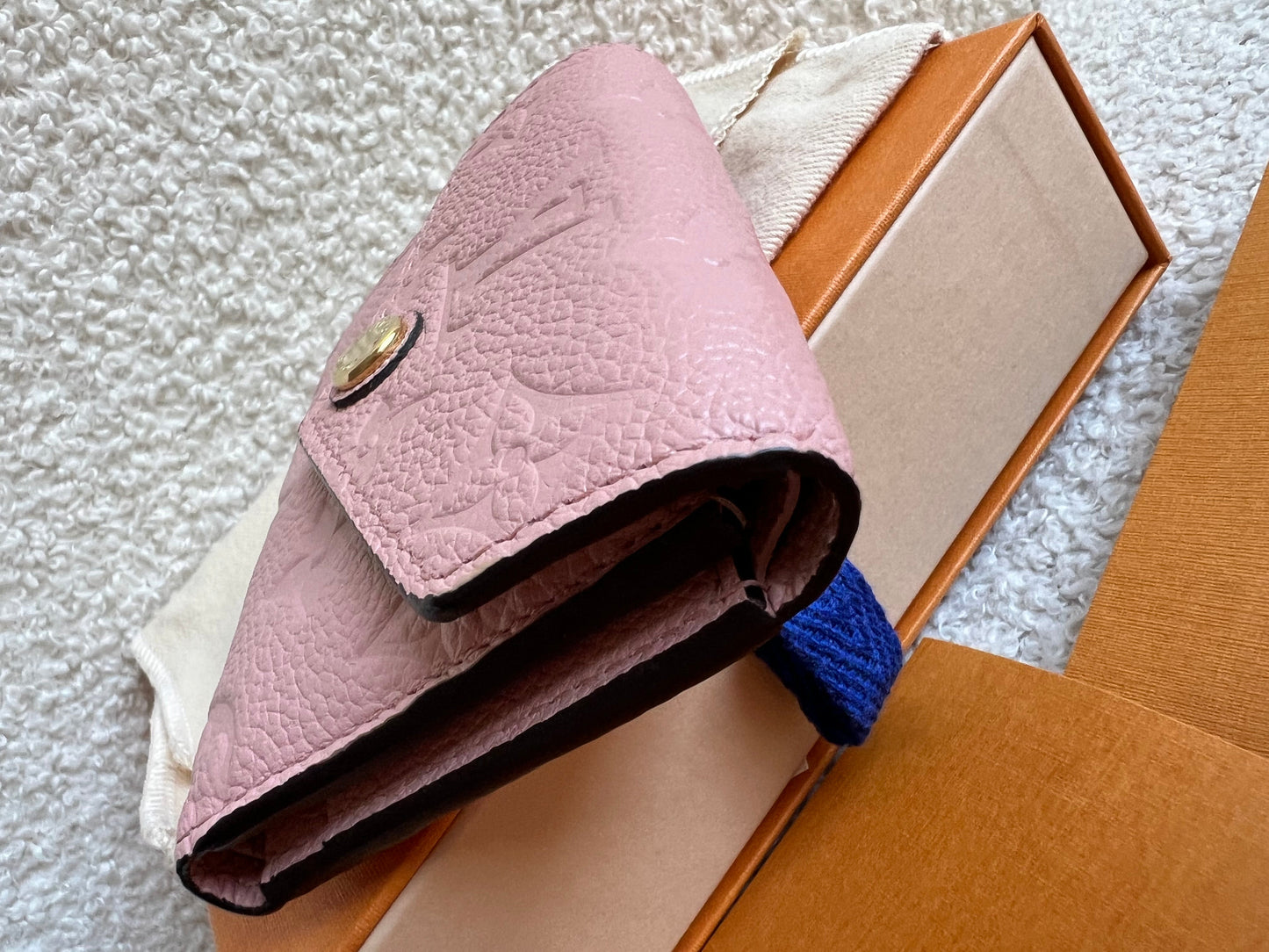 Louis Vuitton Zoe Wallet Rose Poudre Empreinte (RRP £515)