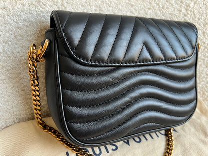 Louis Vuitton Black New Wave Multi Pochette (RRP £2070)