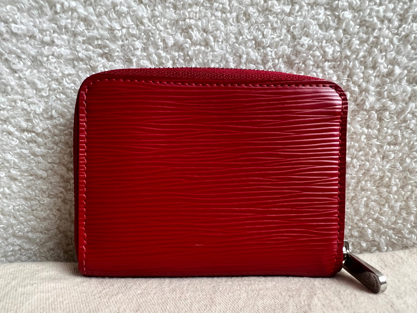 Louis Vuitton Zippy Coin Purse in Red Epi (RRP £390)