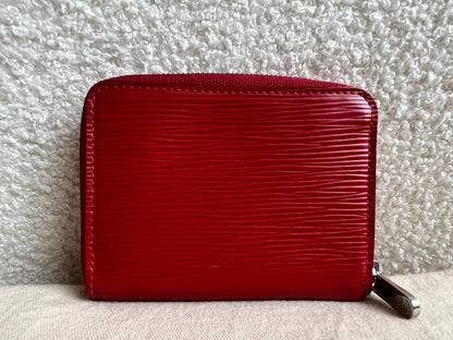 Louis Vuitton Zippy Coin Purse in Red Epi (RRP £390)